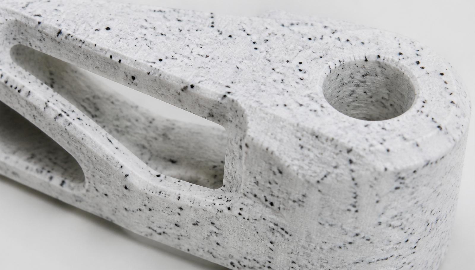 PLA marble — matte stone-like finish, ideal for decor.