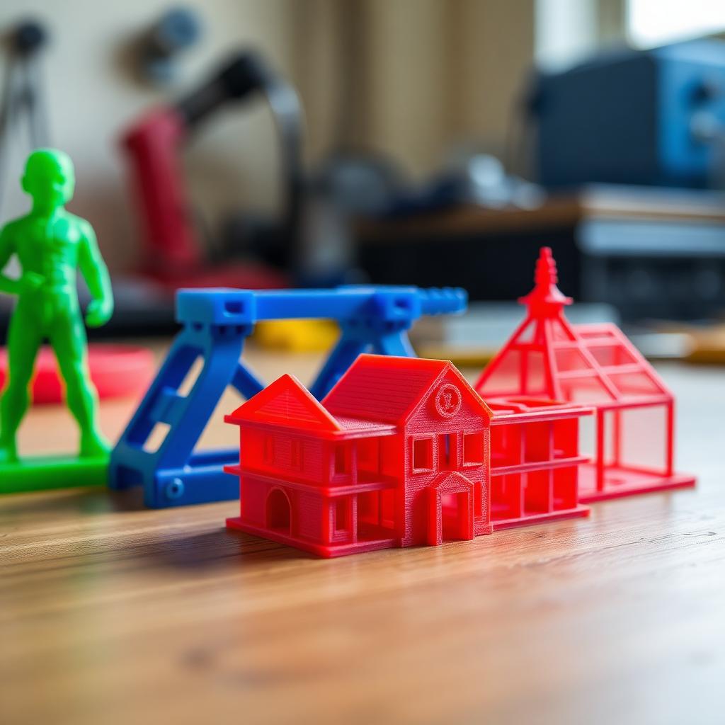PLA prototypes in color