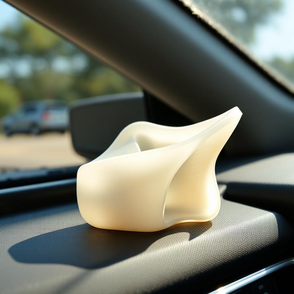 Warped PLA part in a hot car